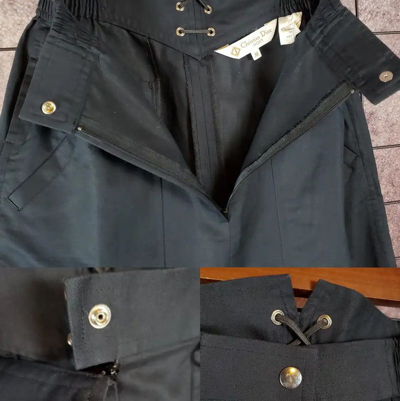 Dior Dior Black Summer Embroidered Skirt 0089 Size 23" - 3 Thumbnail