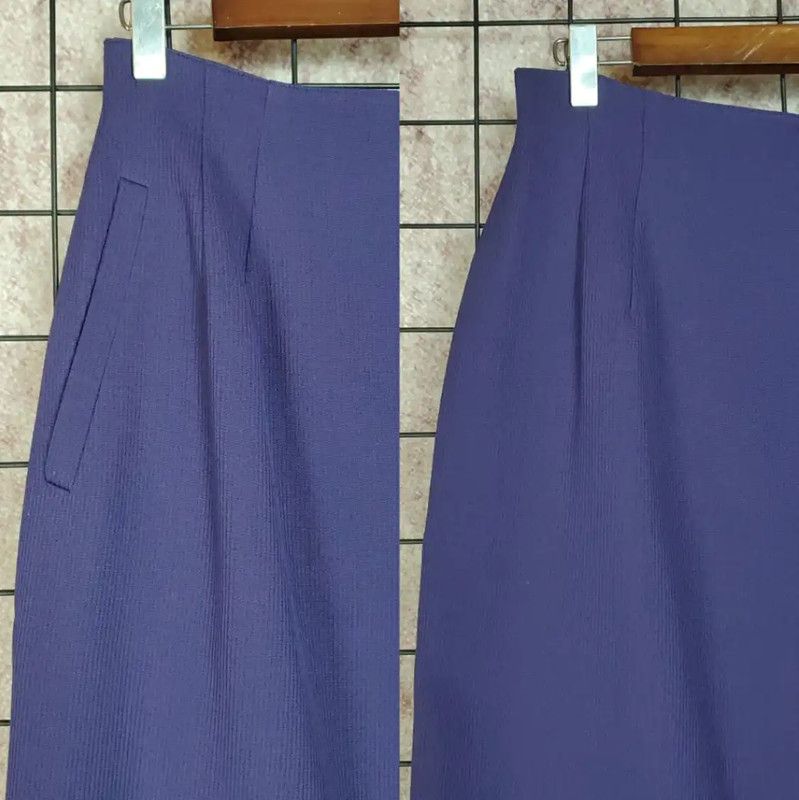 Dior Dior Purple Wool Mini Skirt for Women 0089 Size 34" / US 12 / IT 48 - 4 Thumbnail