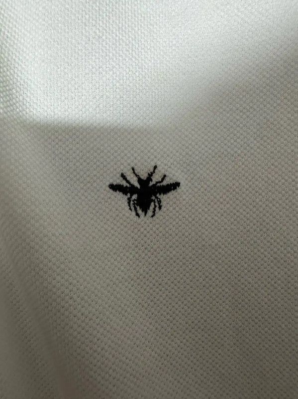 Dior Dior Cotton Embroidered Logo T-Shirt 0089 Size XS / US 0-2 / IT 36-38 - 3 Thumbnail