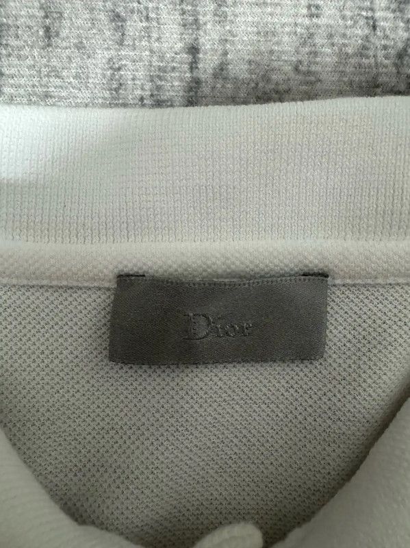 Dior Dior Cotton Embroidered Logo T-Shirt 0089 Size XS / US 0-2 / IT 36-38 - 4 Thumbnail