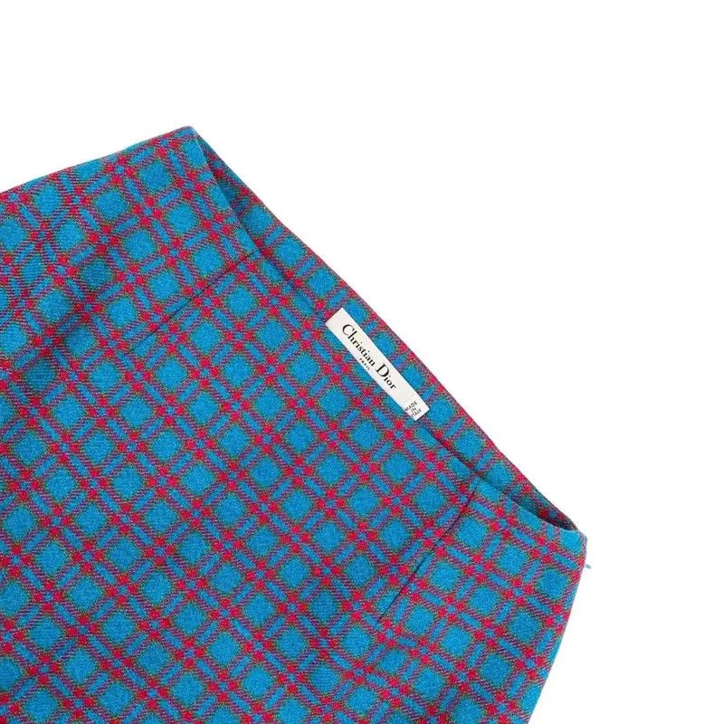 Dior Dior Multicolor Wool Women’s Skirt 0089 Size 26" / US 2 / IT 38 - 3 Thumbnail