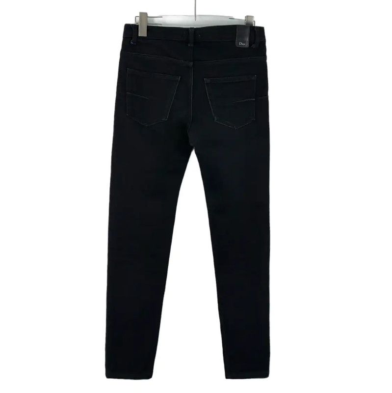 Dior Dior Black Cotton Women's Jeans 0089 Size 28" / US 6 / IT 42 - 2 Thumbnail