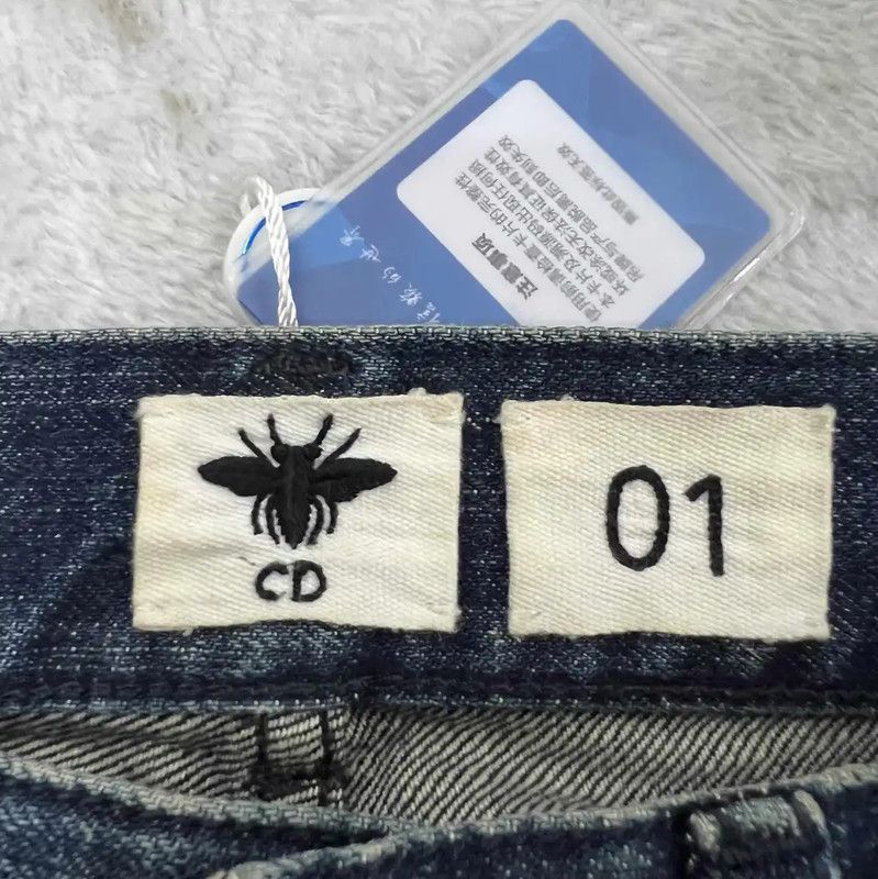 Dior Dior Casual Blue Cotton Pants for Women 0089 Size 30" / US 8 / IT 44 - 3 Thumbnail