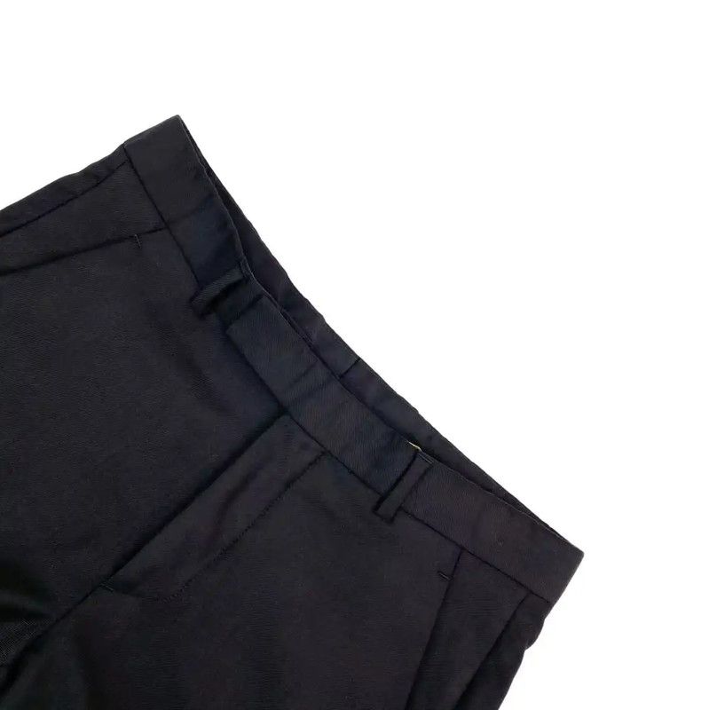 Dior Dior Black Wool Casual Women's Pants 0089 Size 28" / US 6 / IT 42 - 3 Thumbnail