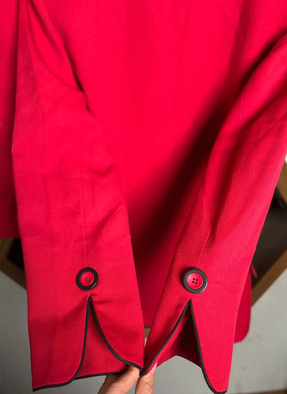Dior Dior Red Wool Women's Cardigan 0089 Size ONE SIZE - 7 Thumbnail