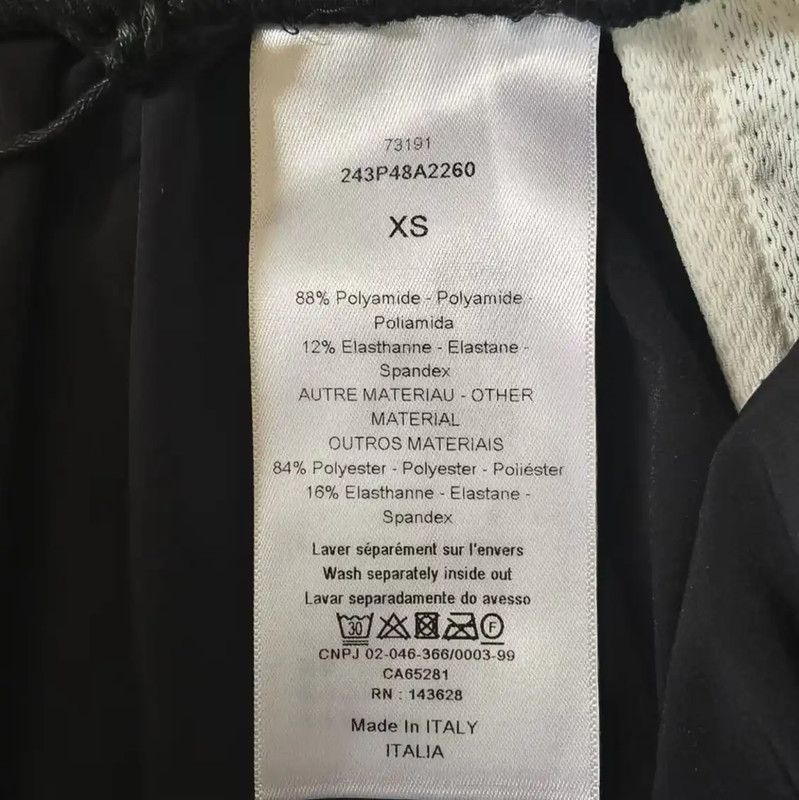 Dior Dior Women's Black Polyester Shorts 0089 Size 24" / US 00 / IT 34 - 4 Thumbnail