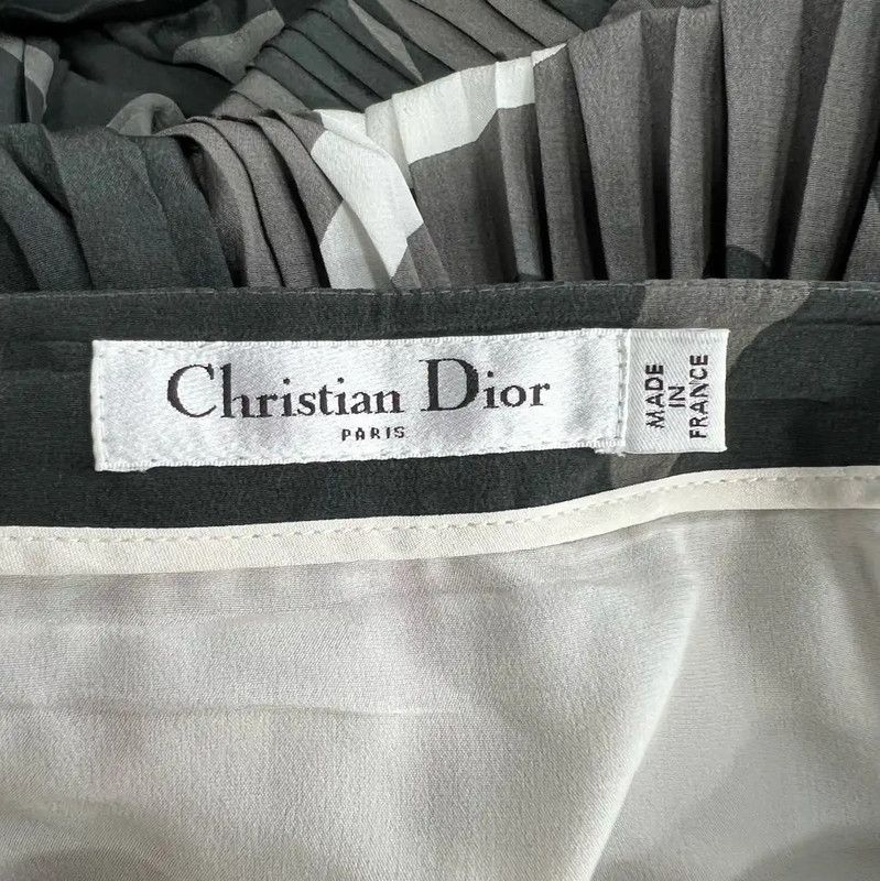 Dior Dior Color Block Pleated Women's Skirt 0089 Size 28" / US 6 / IT 42 - 3 Thumbnail