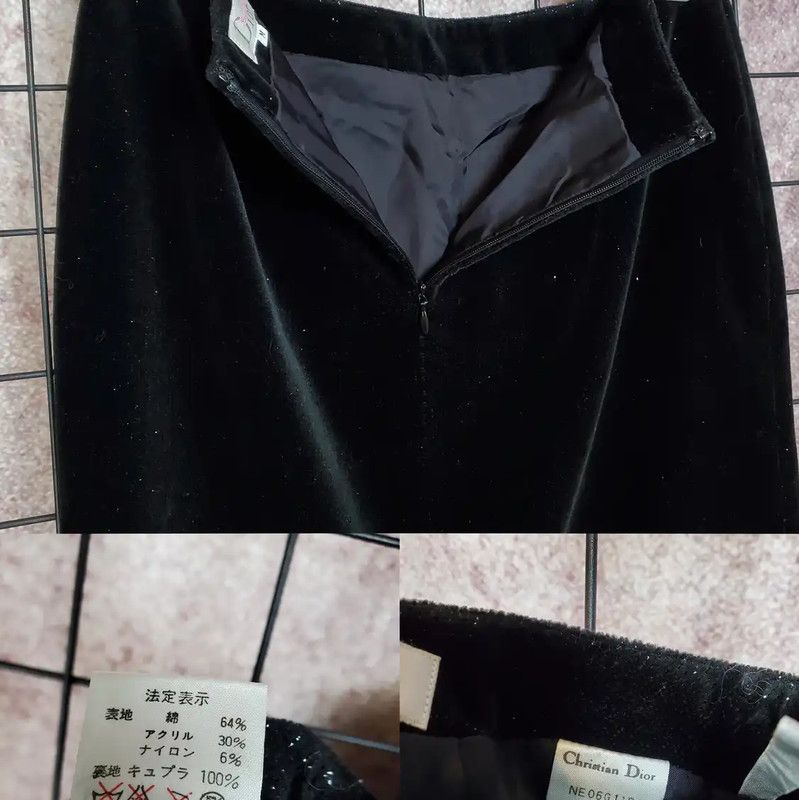 Dior Dior A-Line Black Skirt for Women 0089 Size 28" / US 6 / IT 42 - 6 Thumbnail