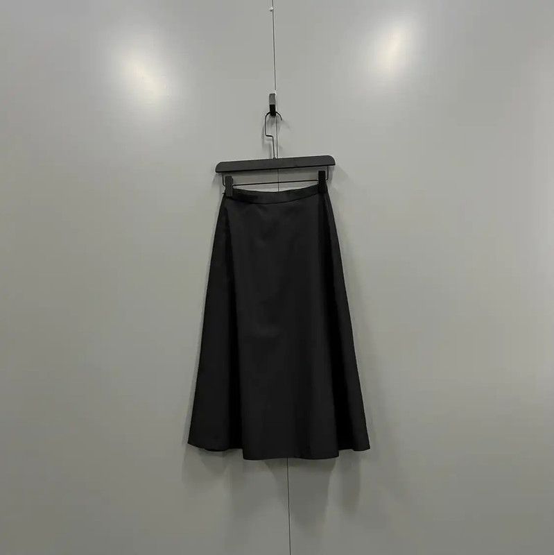 Dior Dior Black Cotton Midi Skirt for Women 0089 Size 28" / US 6 / IT 42 - 2 Thumbnail