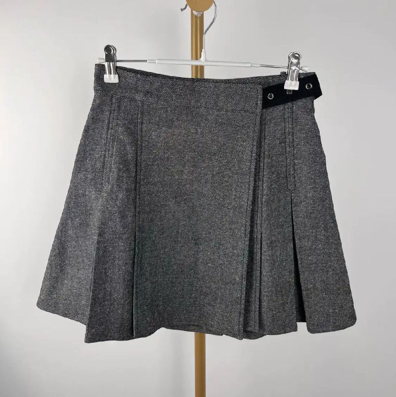 Dior Dior Grey Cotton Women's Skirt 0089 Size 22" - 2 Thumbnail