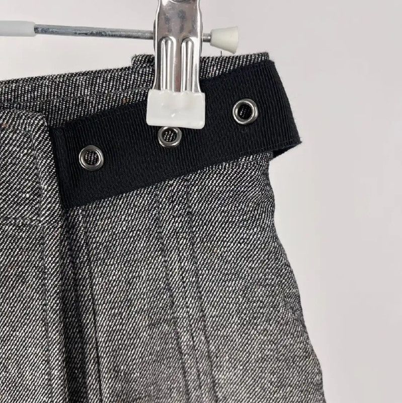 Dior Dior Grey Cotton Women's Skirt 0089 Size 22" - 3 Thumbnail