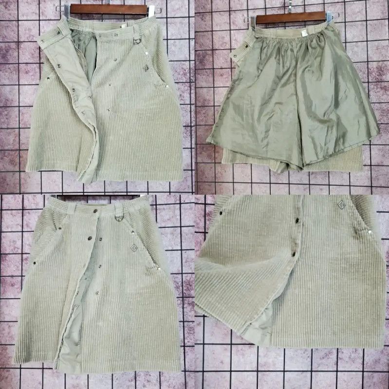 Dior Dior Gray Cotton Embroidered Skirt 0089 Size 28" / US 6 / IT 42 - 3 Thumbnail