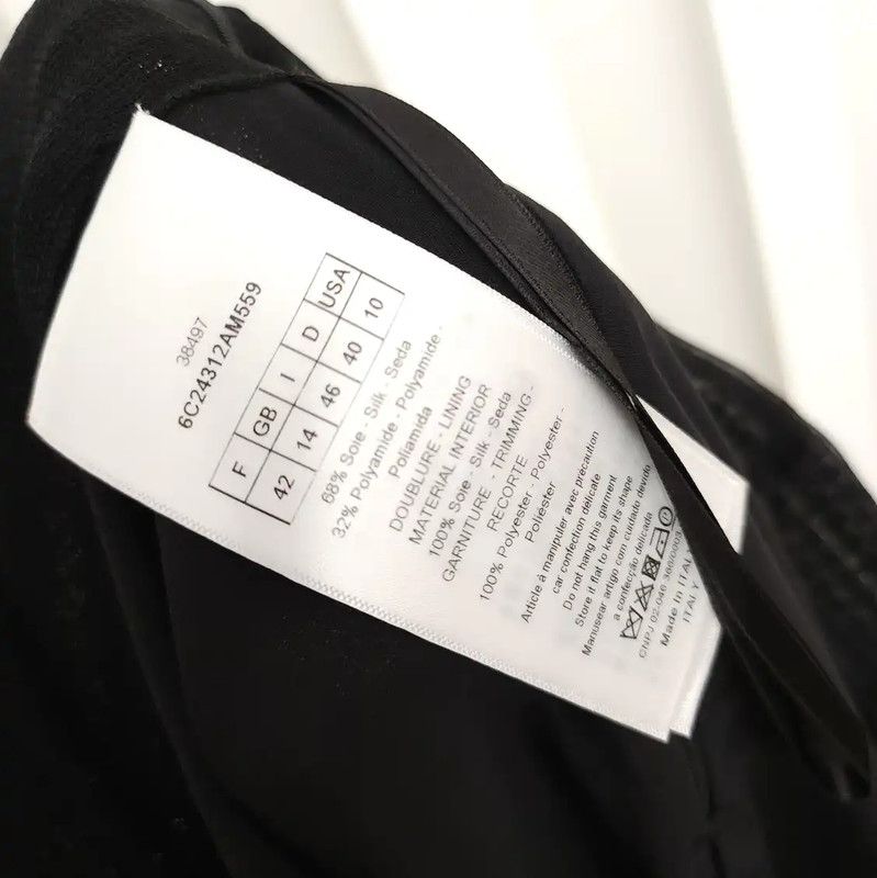 Dior Dior Black Polka Dot Skirt 0089 Size 28" / US 6 / IT 42 - 7 Thumbnail
