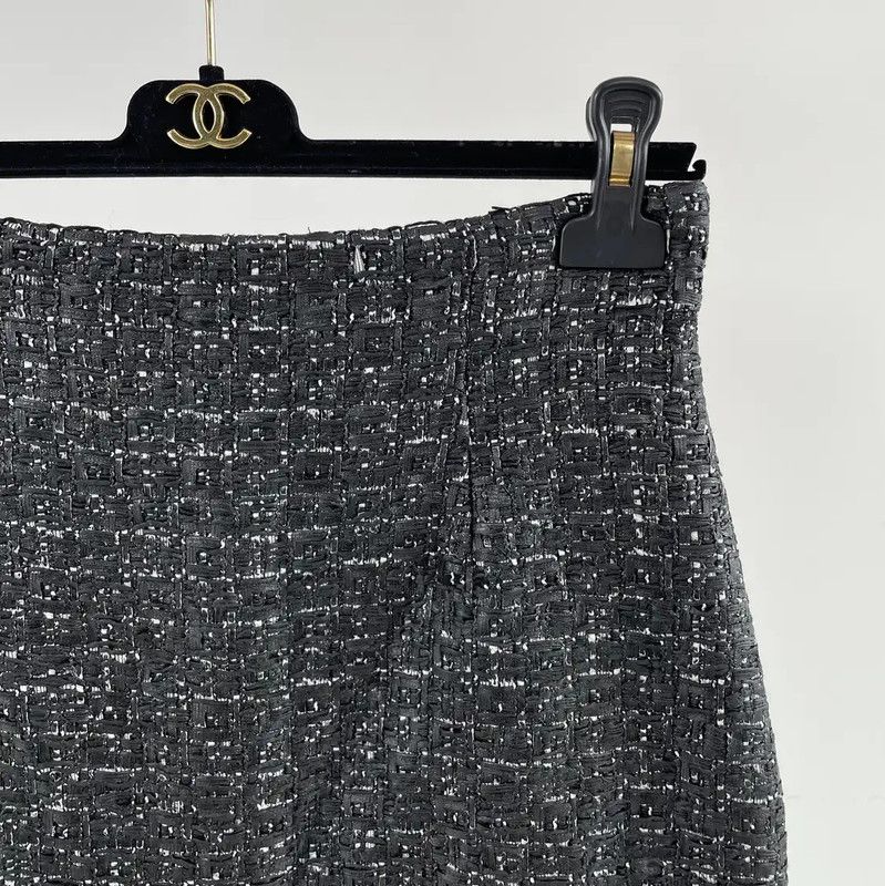 Dior Dior Summer Black Polyester Mini Skirt 0089 Size 23" - 3 Thumbnail