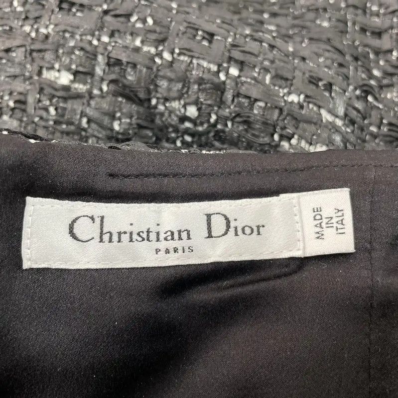 Dior Dior Summer Black Polyester Mini Skirt 0089 Size 23" - 5 Thumbnail