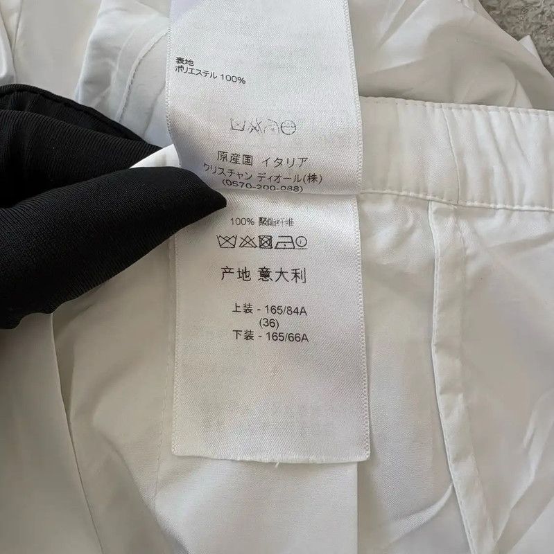 Dior Dior Pleated White Mini Skirt Summer Collection 0089 Size 22" - 9 Thumbnail