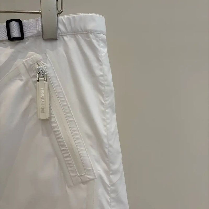 Dior Dior Pleated White Mini Skirt Summer Collection 0089 Size 22" - 5 Thumbnail