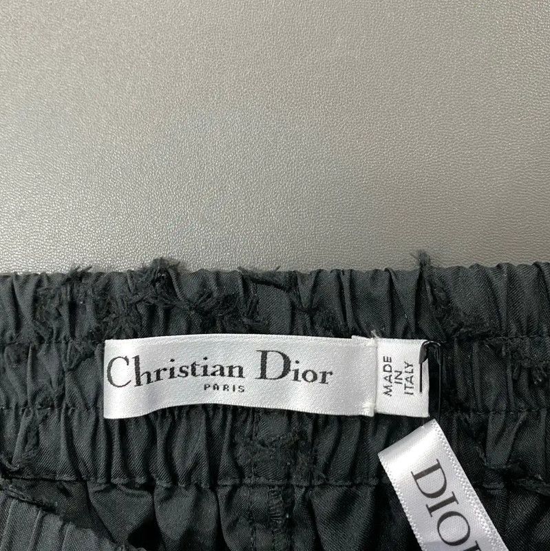 Dior Dior Black Textured Women's Summer Shorts 0089 Size 28" / US 6 / IT 42 - 6 Thumbnail