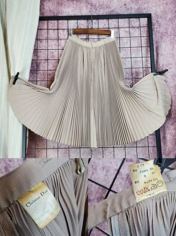 Dior Dior Beige Wool Blend Short Sleeve Cardigan 0089 Size M / US 6-8 / IT 42-44 - 7 Thumbnail