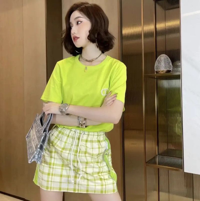 Dior Dior Colorblock Women's Mini Skirt 0089 Size 22" - 9 Thumbnail