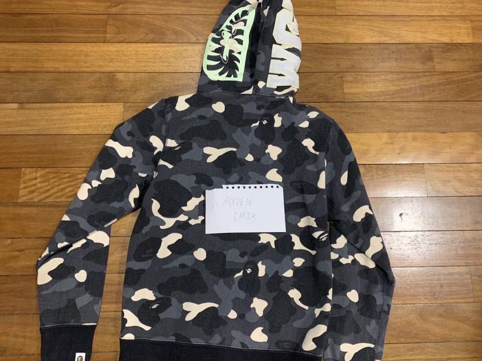 Bape shark glow in the dark best sale