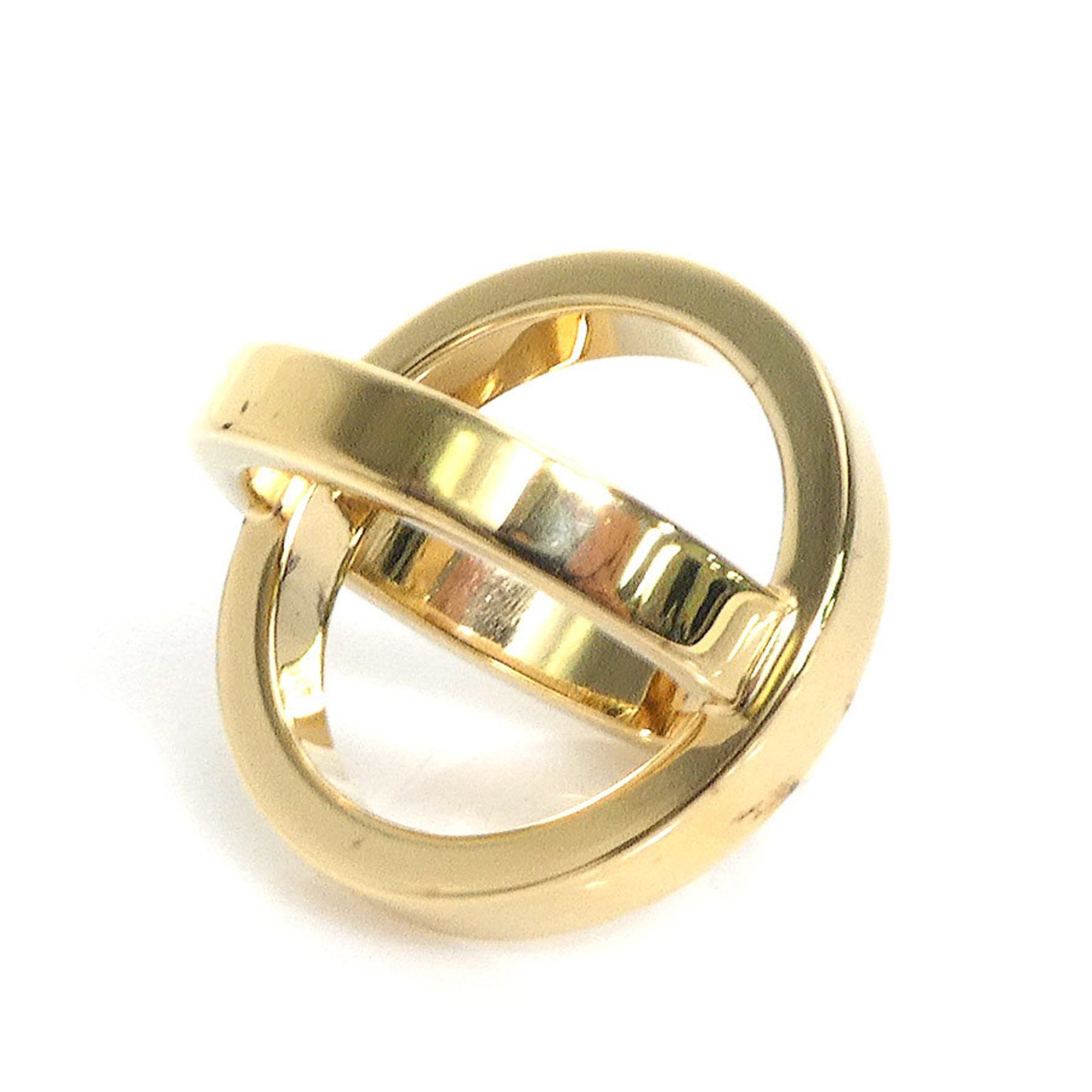 Hermes Hermes Hermès Bijoutierie Fantaisie scarf ring in gold, women's, e61048a Size ONE SIZE - 3 Thumbnail