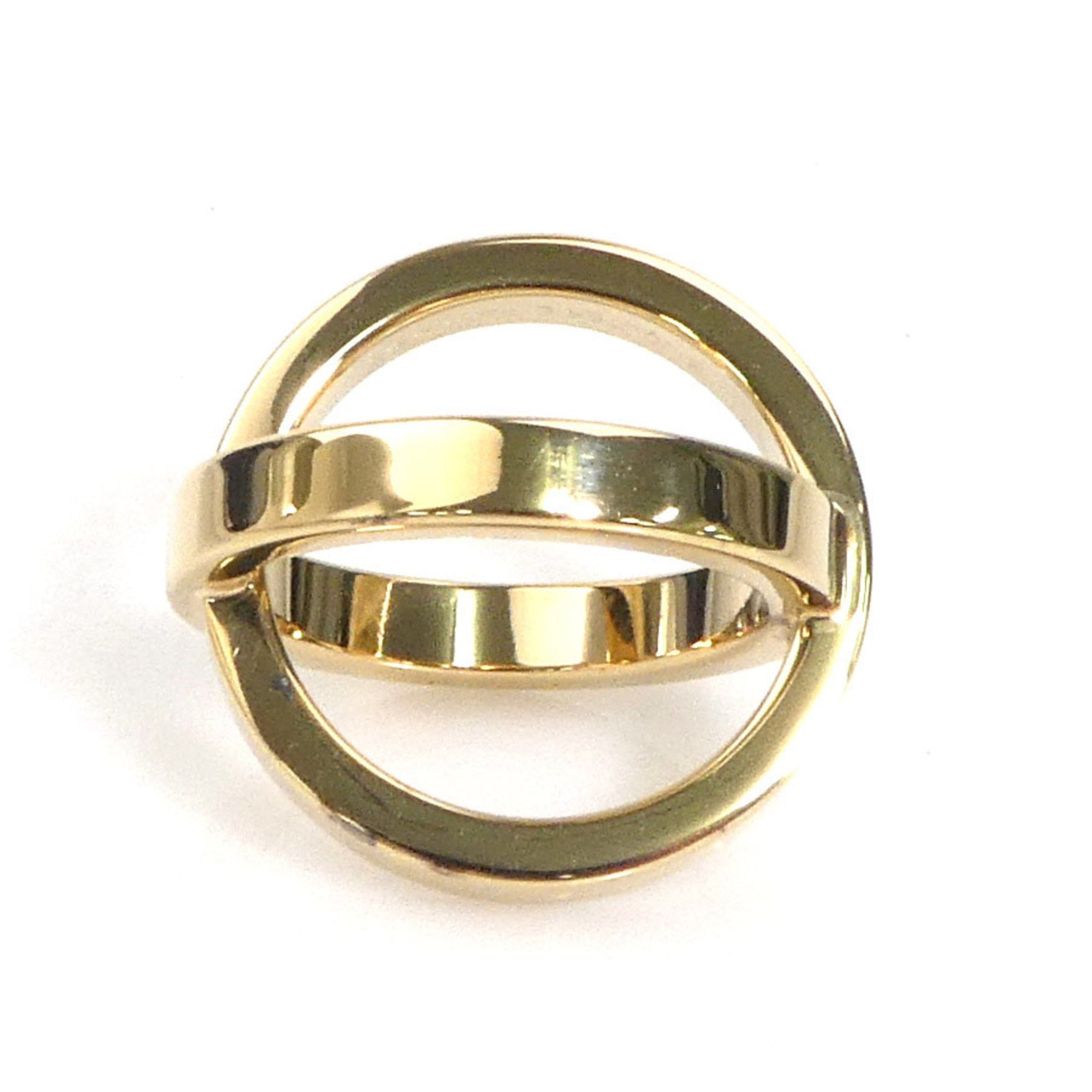 Hermes Hermes Hermès Bijoutierie Fantaisie scarf ring in gold, women's, e61048a Size ONE SIZE - 4 Thumbnail