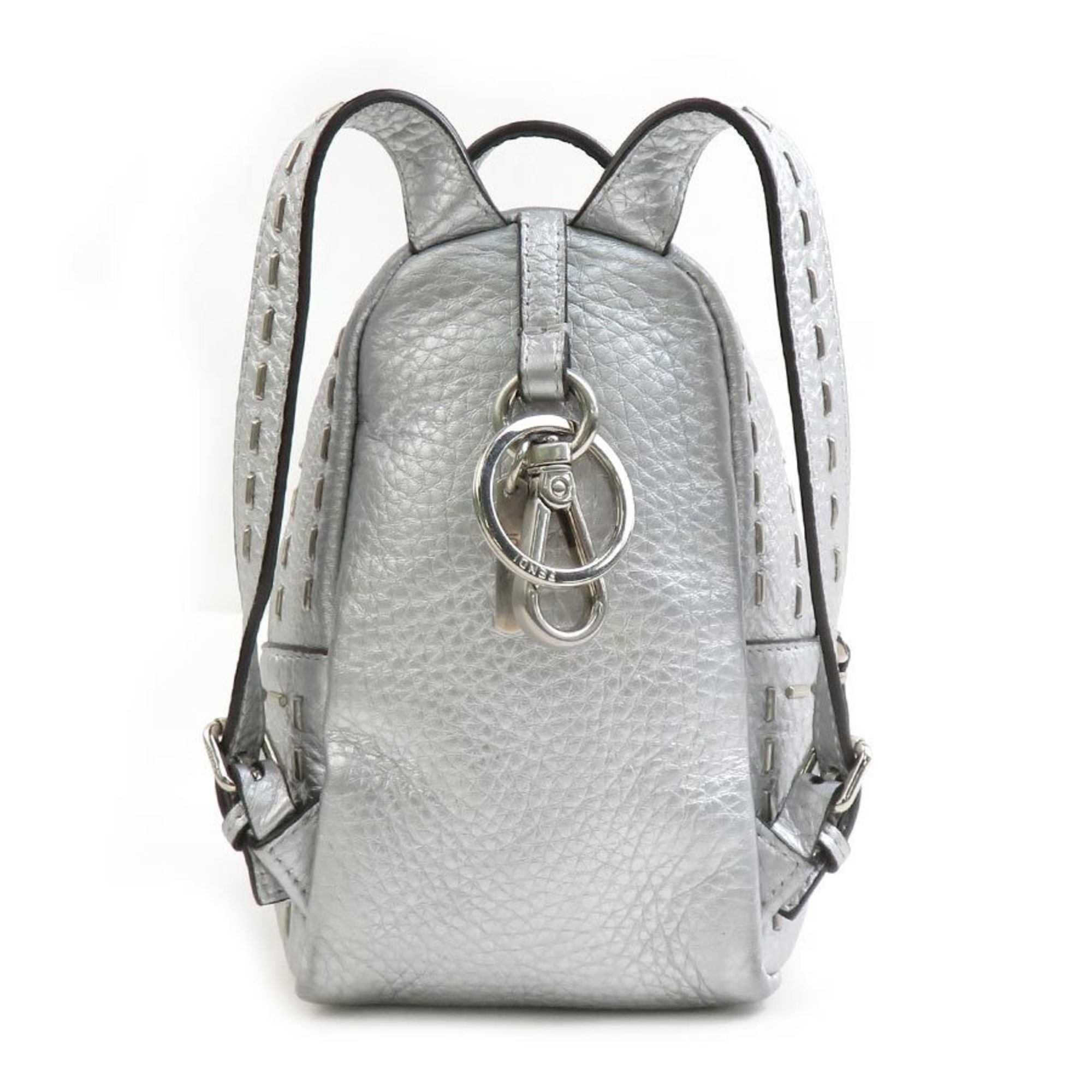 Fendi Fendi bag charm pouch in leather, metal and silver for men women, 7AR471.76A e61038a Size ONE SIZE - 3 Thumbnail