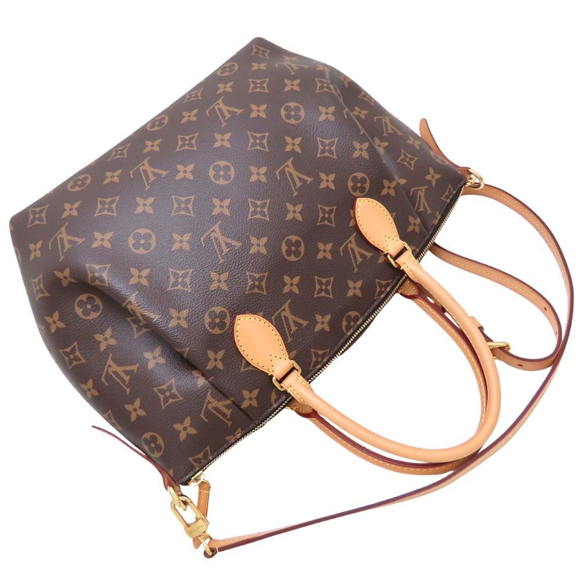 Louis Vuitton LOUIS VUITTON Monogram Turen MM M48814 2-Way Handbag Brown Women's 352875 Size ONE SIZE - 3 Thumbnail