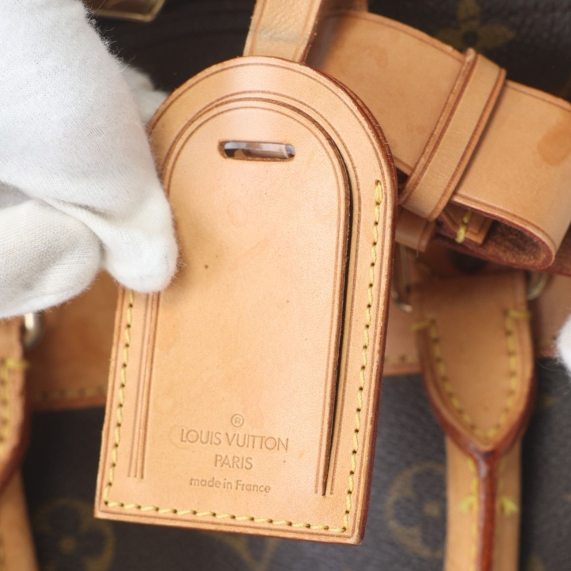 Louis Vuitton Louis Vuitton Boston Bag, Sports Monogram Evasion Canvas, M41443, Brown Size ONE SIZE - 10 Thumbnail