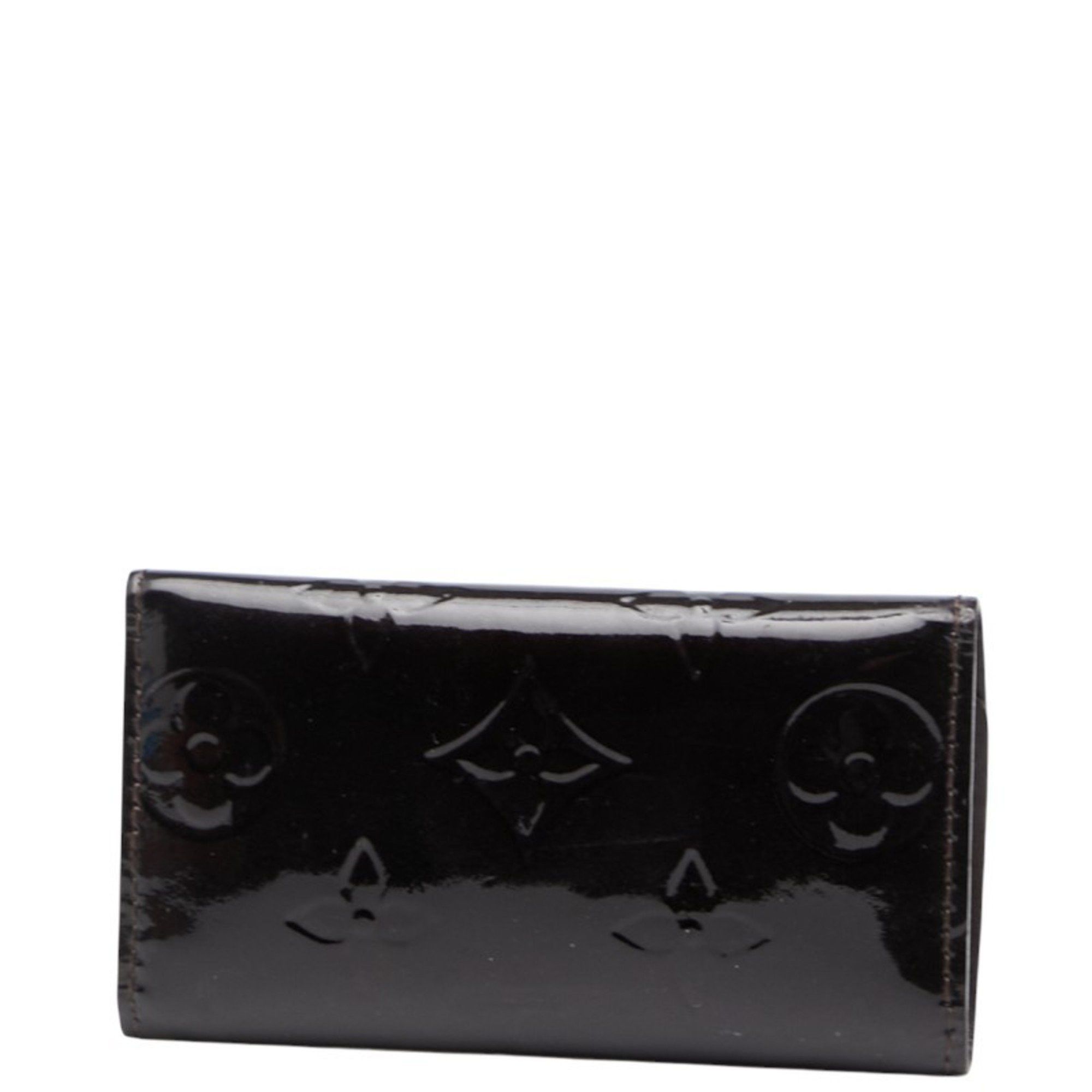 Louis Vuitton Louis Vuitton Monogram Vernis Multicle 4 Key Case M93517 Amaranth Brown Patent Leather Women's LOUIS VUITTON Size ONE SIZE - 2 Thumbnail