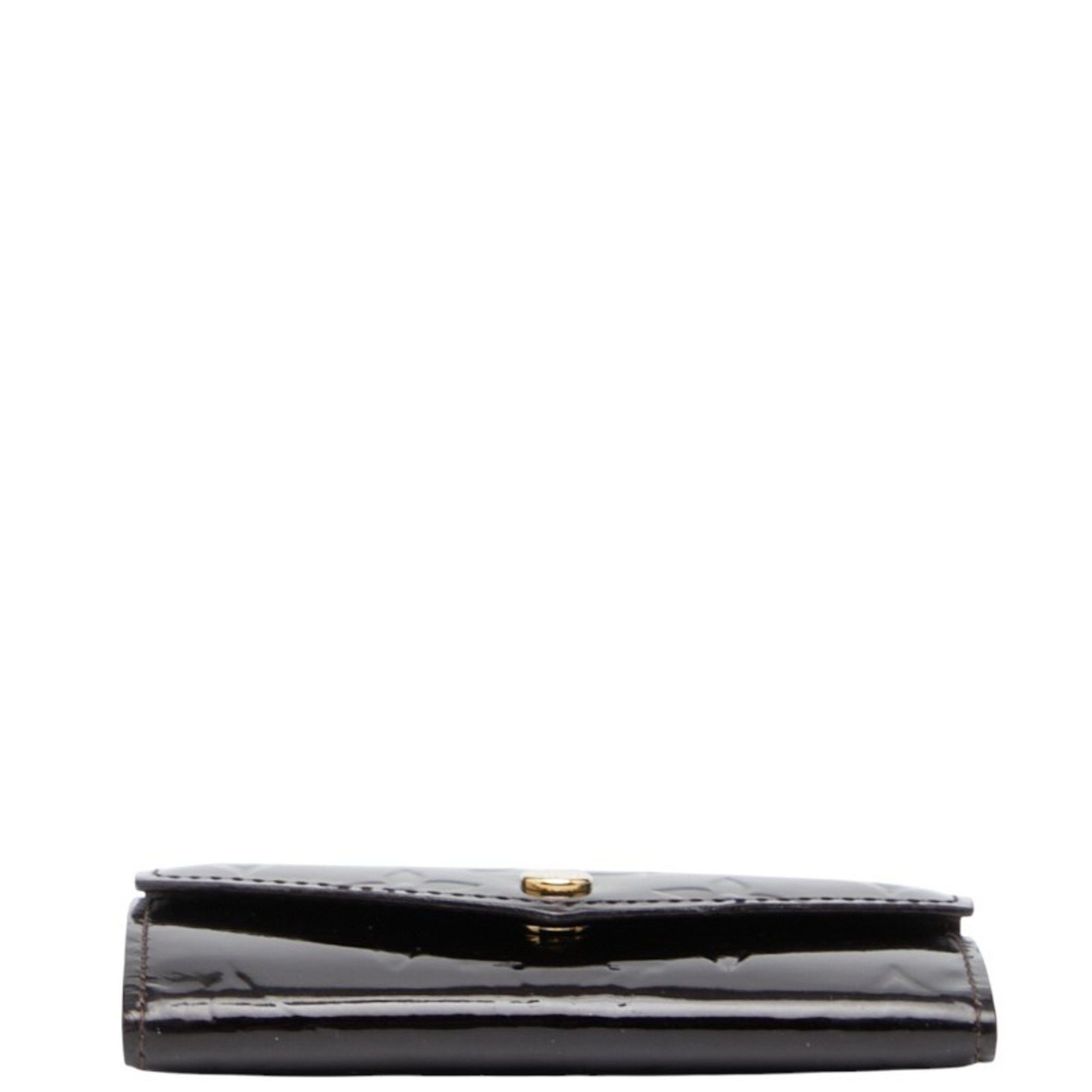 Louis Vuitton Louis Vuitton Monogram Vernis Multicle 4 Key Case M93517 Amaranth Brown Patent Leather Women's LOUIS VUITTON Size ONE SIZE - 3 Thumbnail