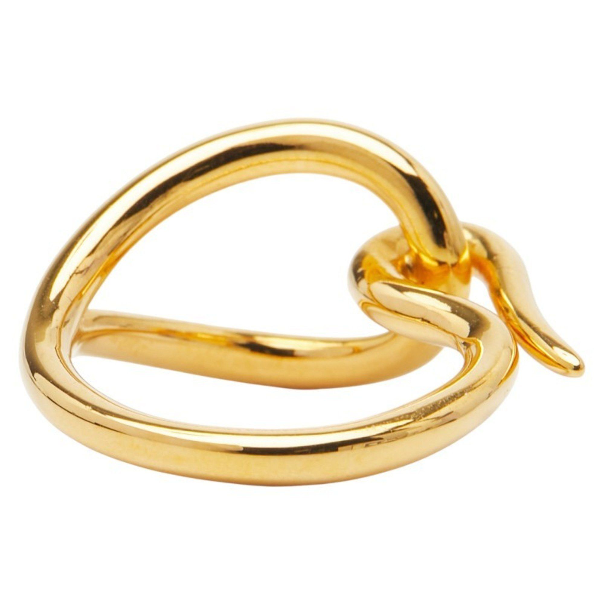 Hermes Hermes Jumbo Scarf Muffler Ring Gold Plated Women's HERMES Size ONE SIZE - 3 Thumbnail