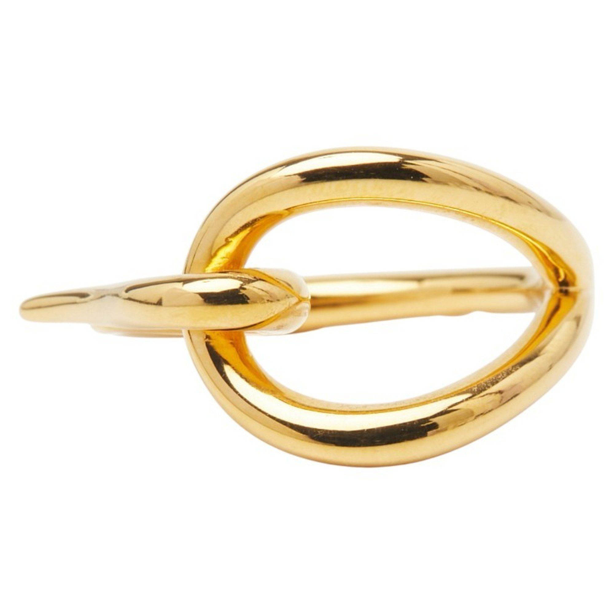 Hermes Hermes Jumbo Scarf Muffler Ring Gold Plated Women's HERMES Size ONE SIZE - 2 Thumbnail