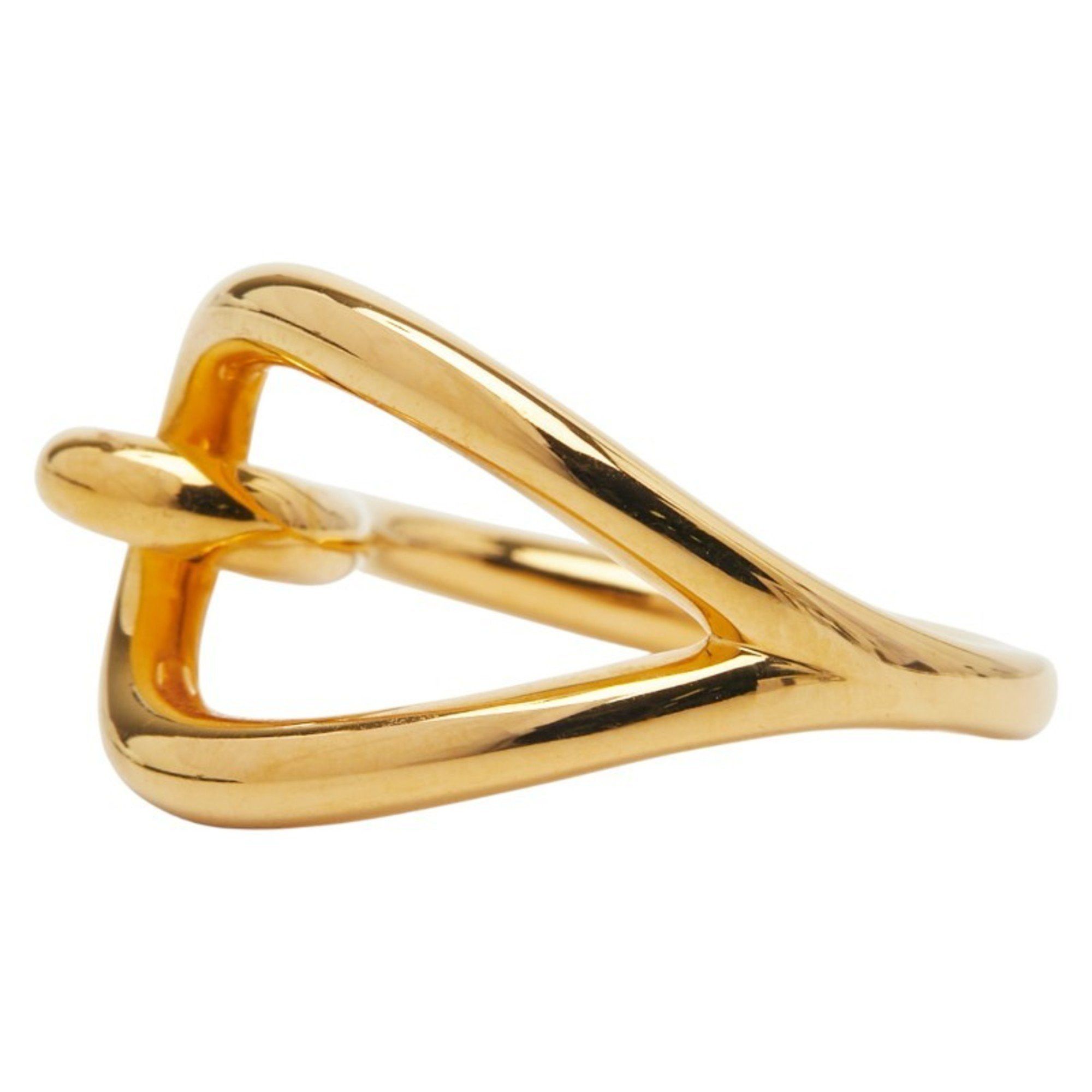 Hermes Hermes Jumbo Scarf Muffler Ring Gold Plated Women's HERMES Size ONE SIZE - 4 Thumbnail