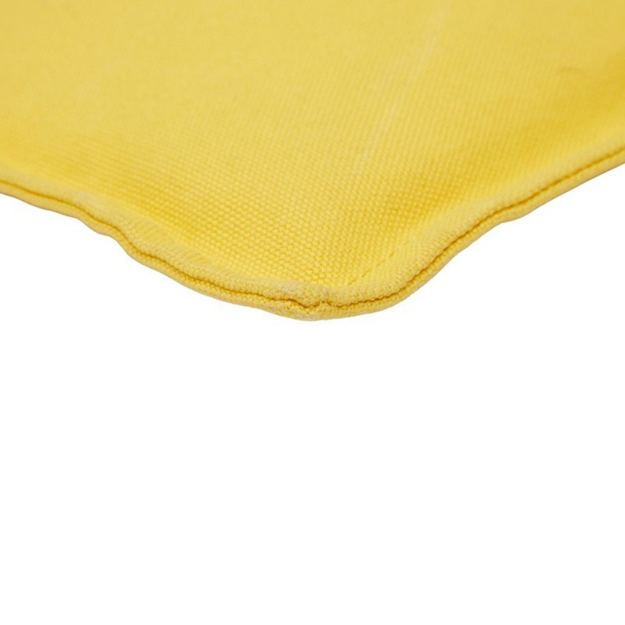 Hermes Hermes Yachting MM Clutch Bag/Second Bag/Pouch Yellow Canvas Women's HERMES Size ONE SIZE - 4 Thumbnail