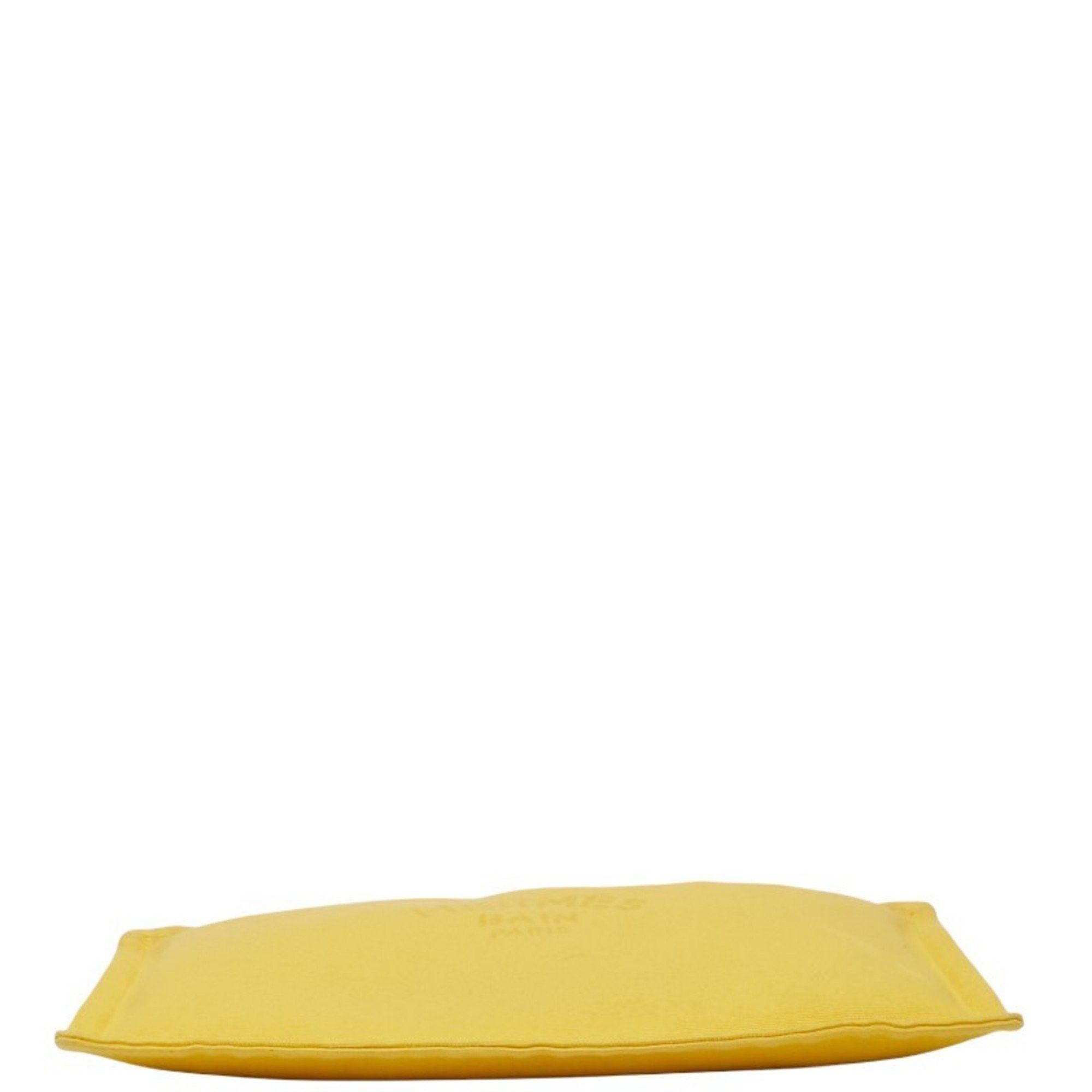 Hermes Hermes Yachting MM Clutch Bag/Second Bag/Pouch Yellow Canvas Women's HERMES Size ONE SIZE - 3 Thumbnail