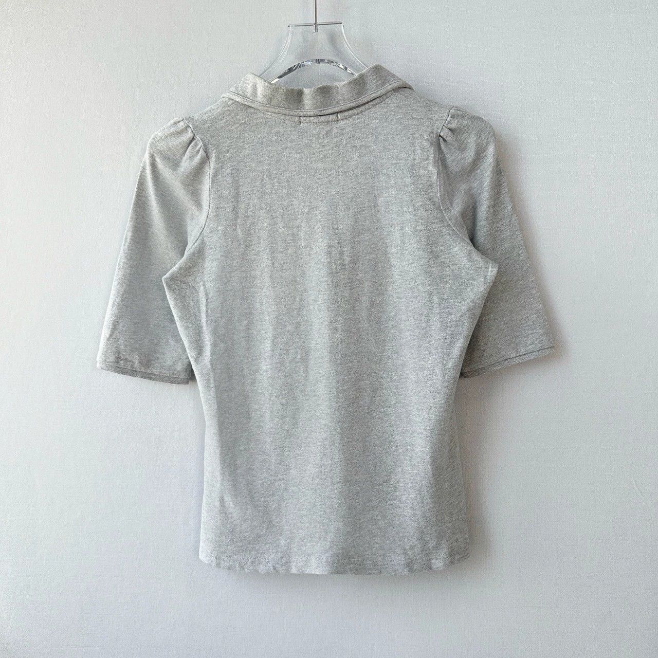 Burberry Burberry Gray Short Sleeve Polo M - dmc Size US M / EU 48-50 / 2 - 2 Thumbnail