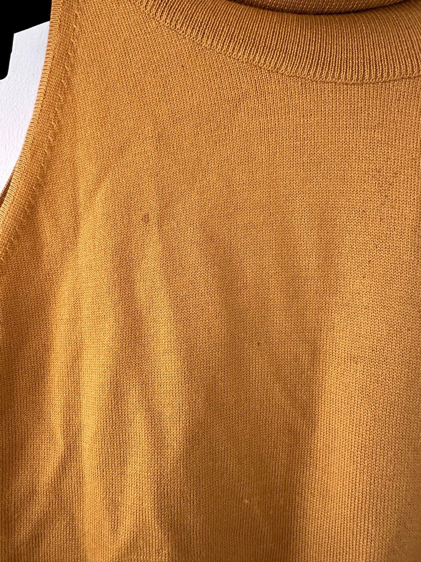 Burberry Burberry Yellow Turtleneck Knit Vest - dmc Size US L / EU 52-54 / 3 - 4 Thumbnail
