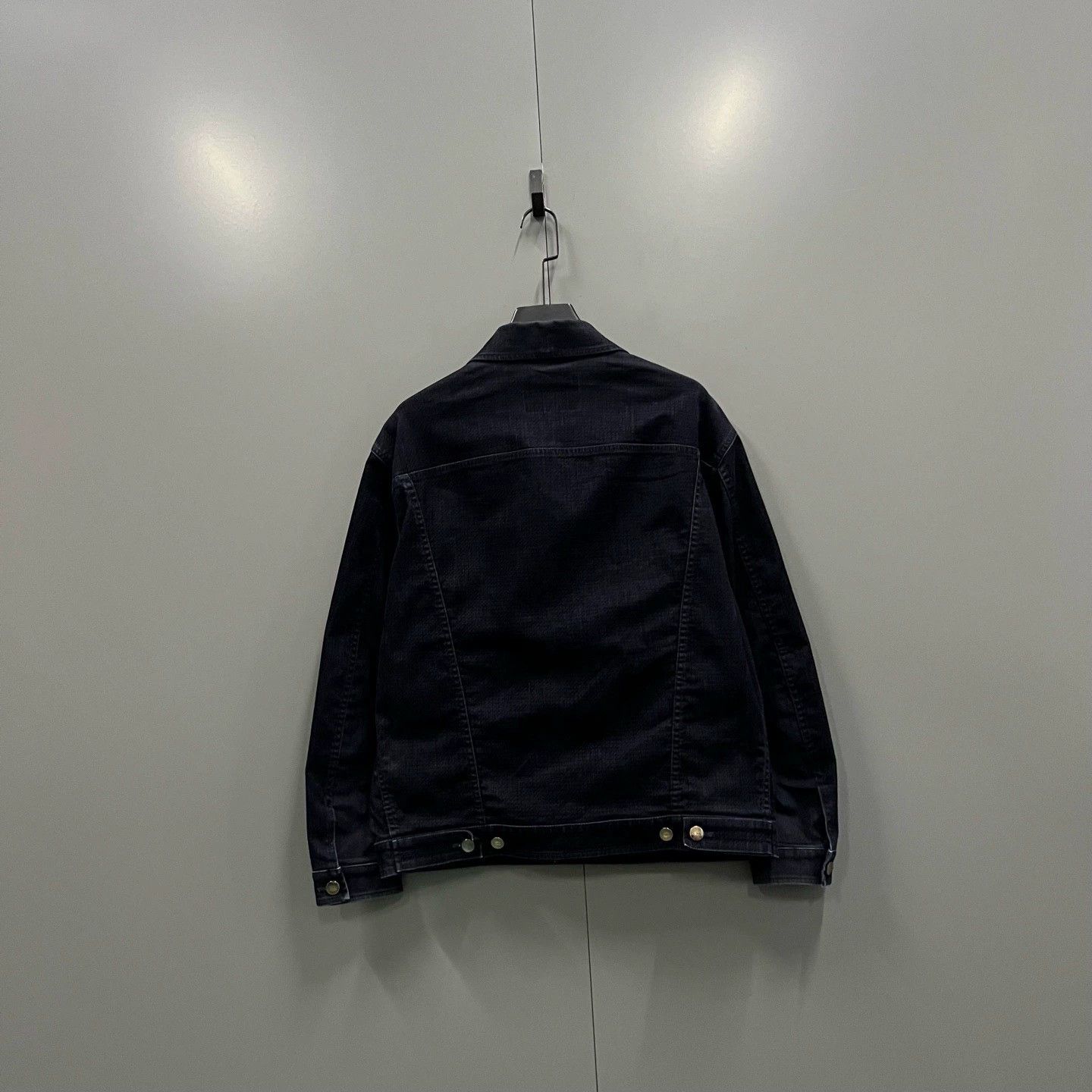 Fendi FENDI Navy Flocked Denim Jacket - dmc Size US L / EU 52-54 / 3 - 2 Thumbnail