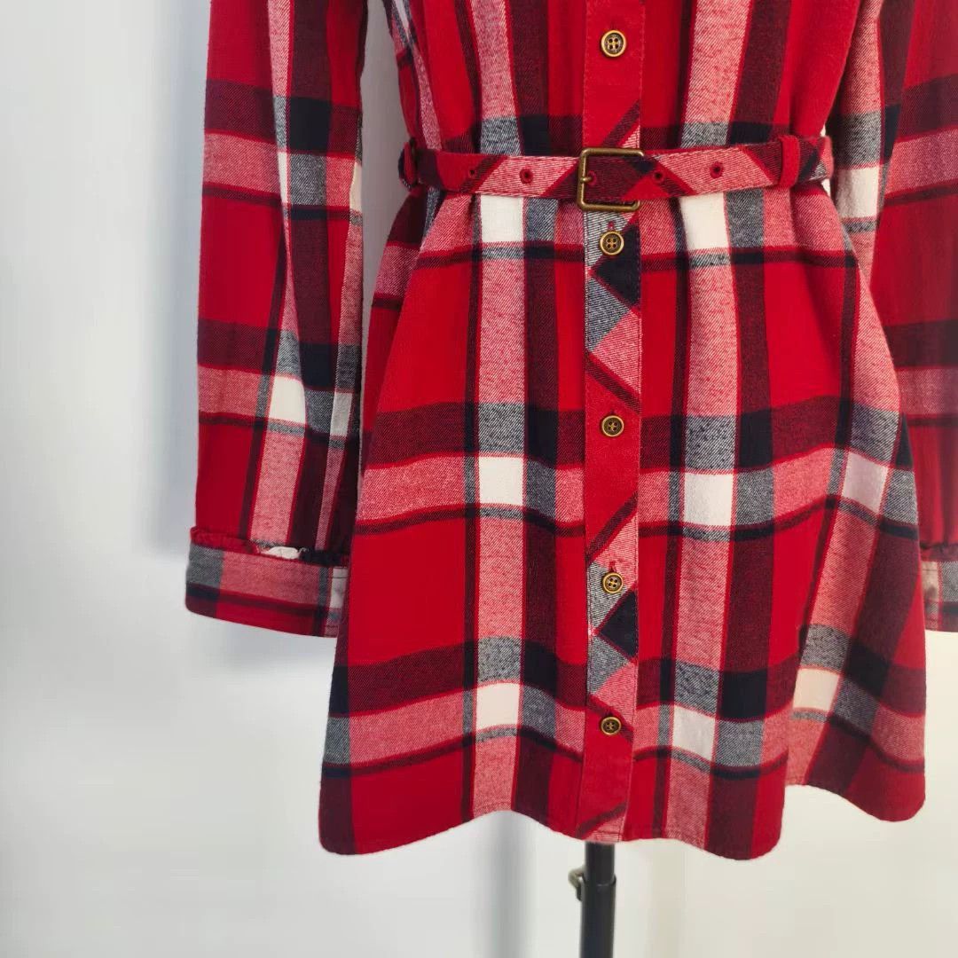 Burberry Vintage Burberry Red Plaid Shirt - dmc Size US XS / EU 42 / 0 - 3 Thumbnail