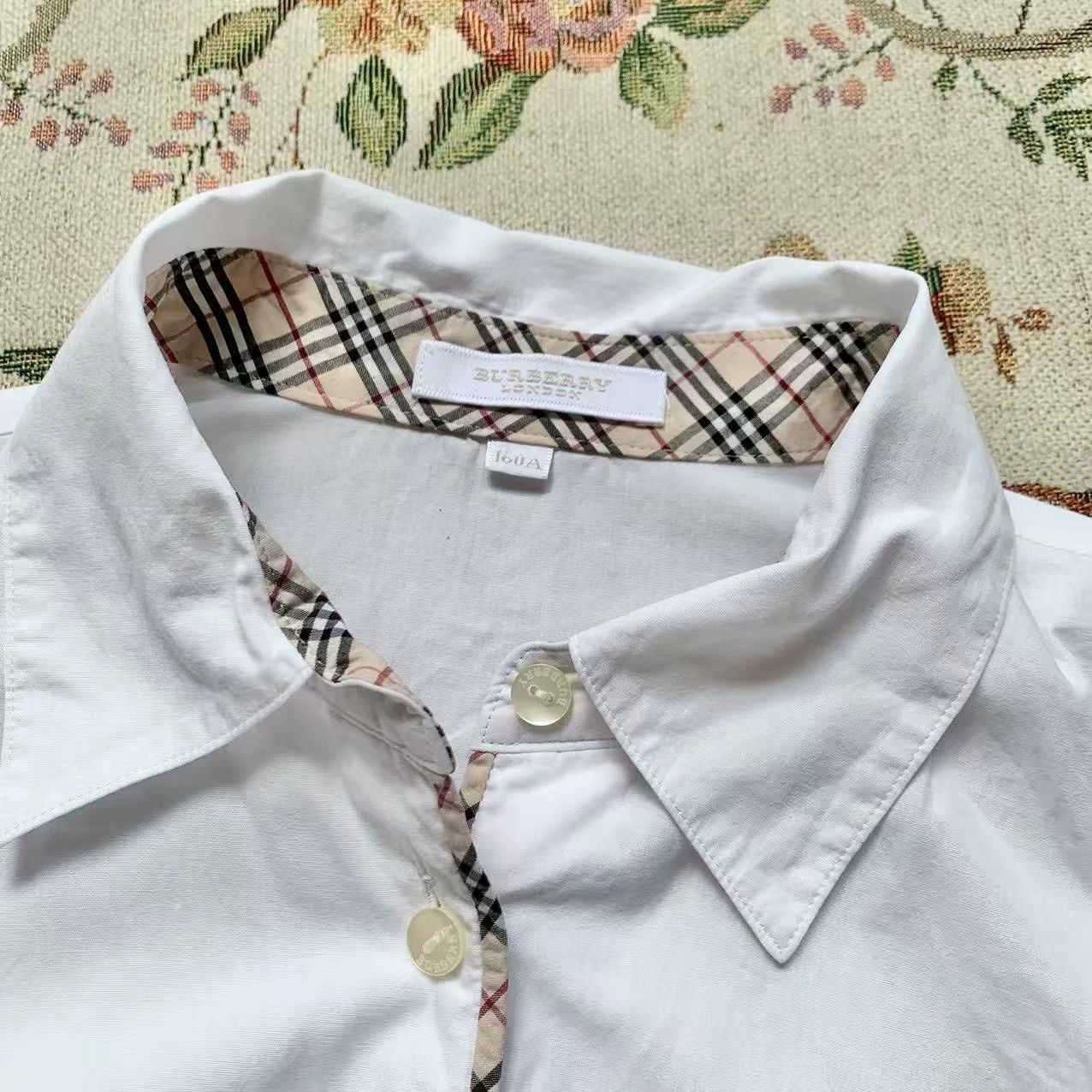 Burberry Burberry White Cotton Shirt - dmc Size US M / EU 48-50 / 2 - 3 Thumbnail