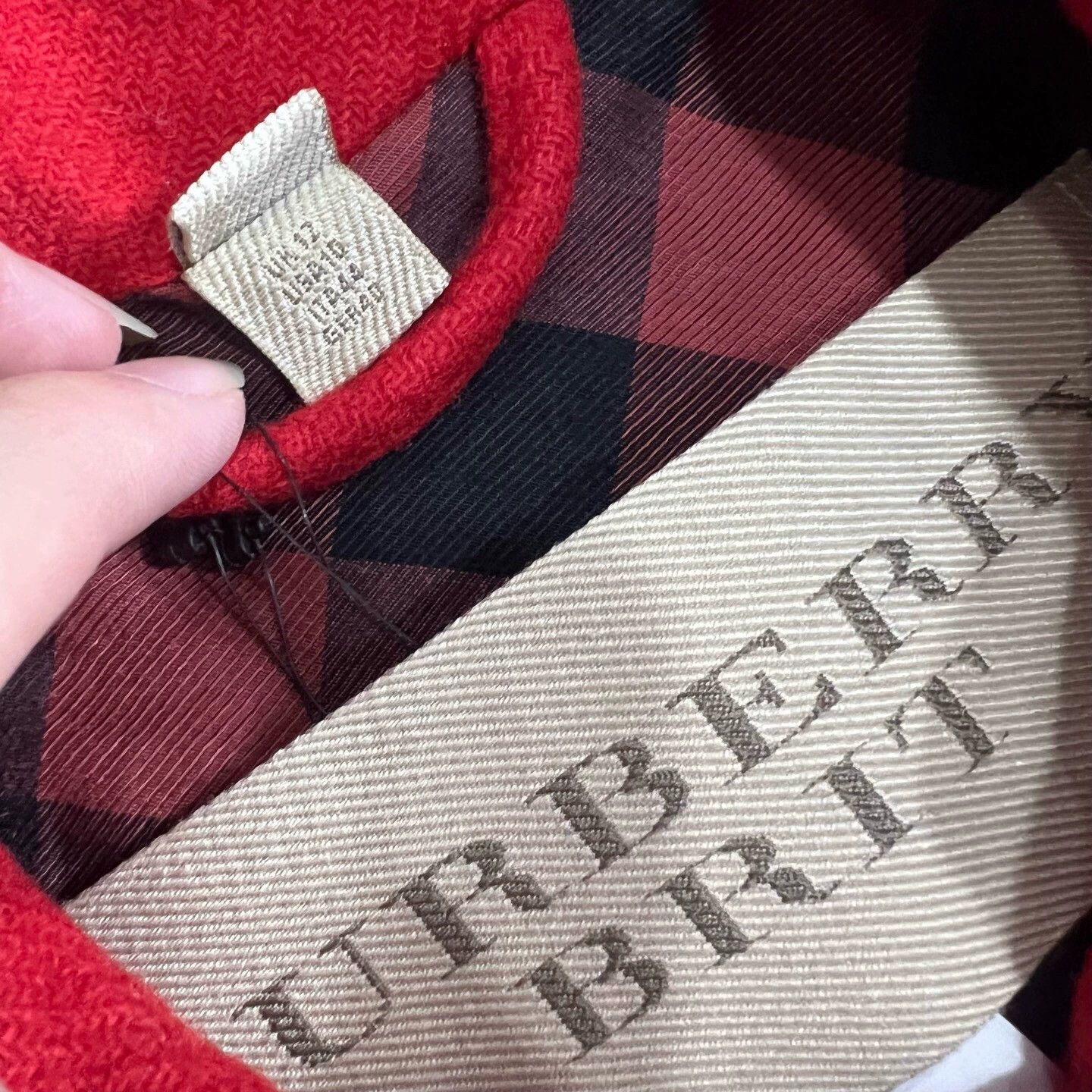 Burberry Burberry Red Coat Size 44 - dmc Size US L / EU 52-54 / 3 - 3 Thumbnail