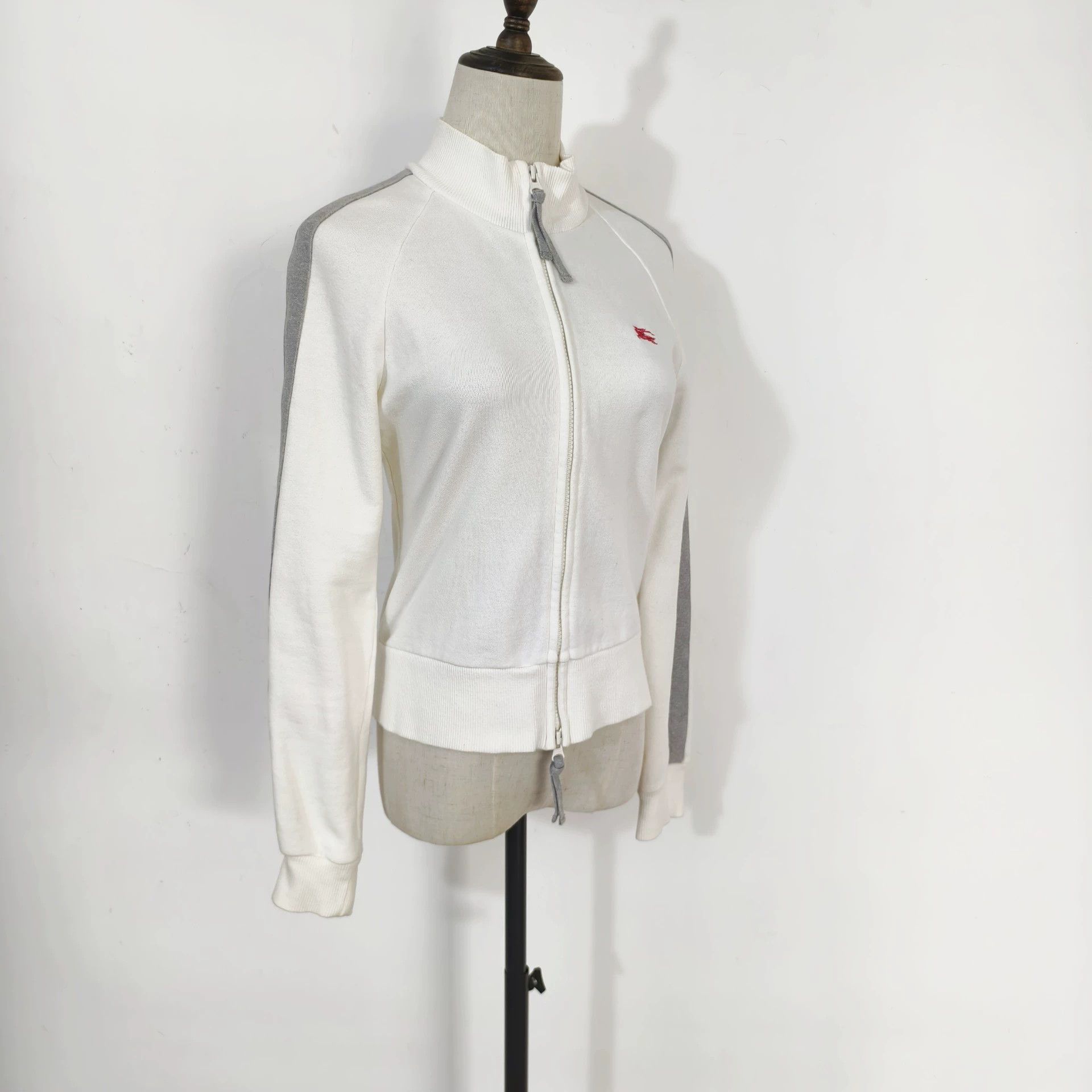 Burberry Vintage Burberry White Stand-Collar Jacket - dmc Size US M / EU 48-50 / 2 - 5 Thumbnail