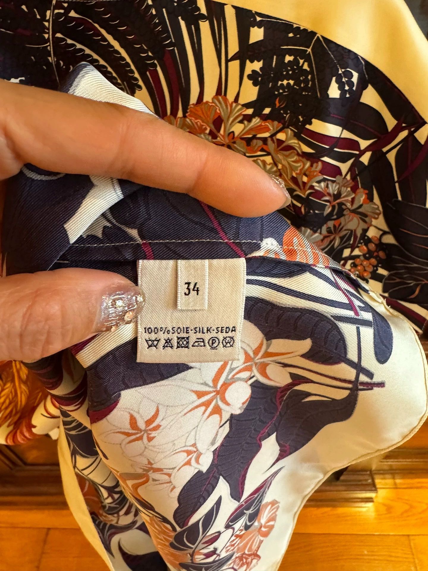 Hermes Hermes Silk Printed Top Size 34 - dmc Size US XS / EU 42 / 0 - 4 Thumbnail