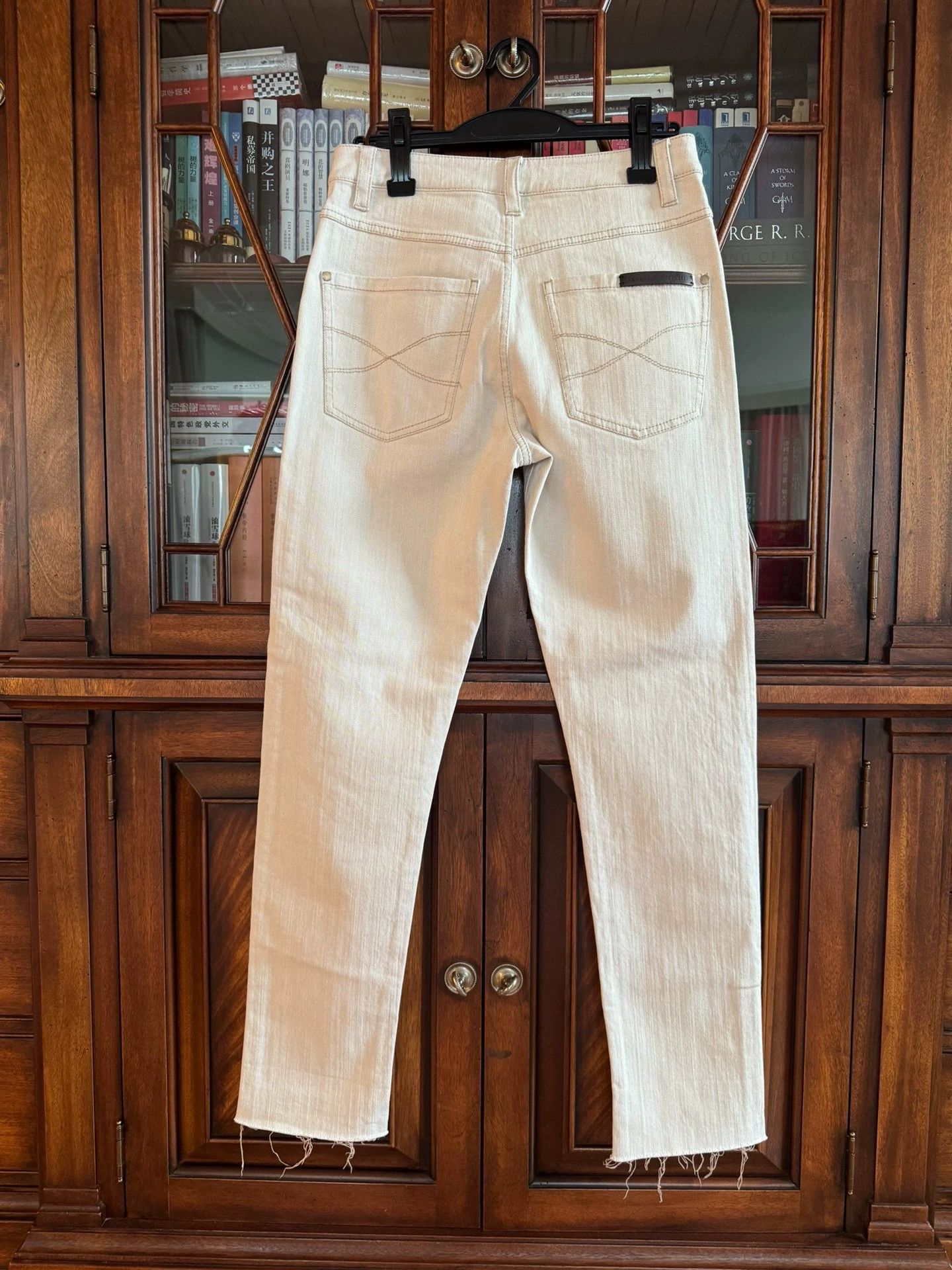 Brunello Cucinelli Brunello Cucinelli Ivory Casual Pants XS - dmc Size US 38 / EU 54 - 2 Thumbnail
