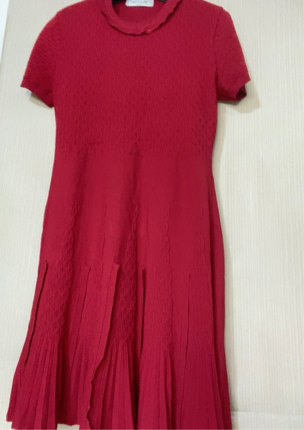 Valentino Valentino Red Knit Dress - dmc Size US XS / EU 42 / 0 - 2 Thumbnail