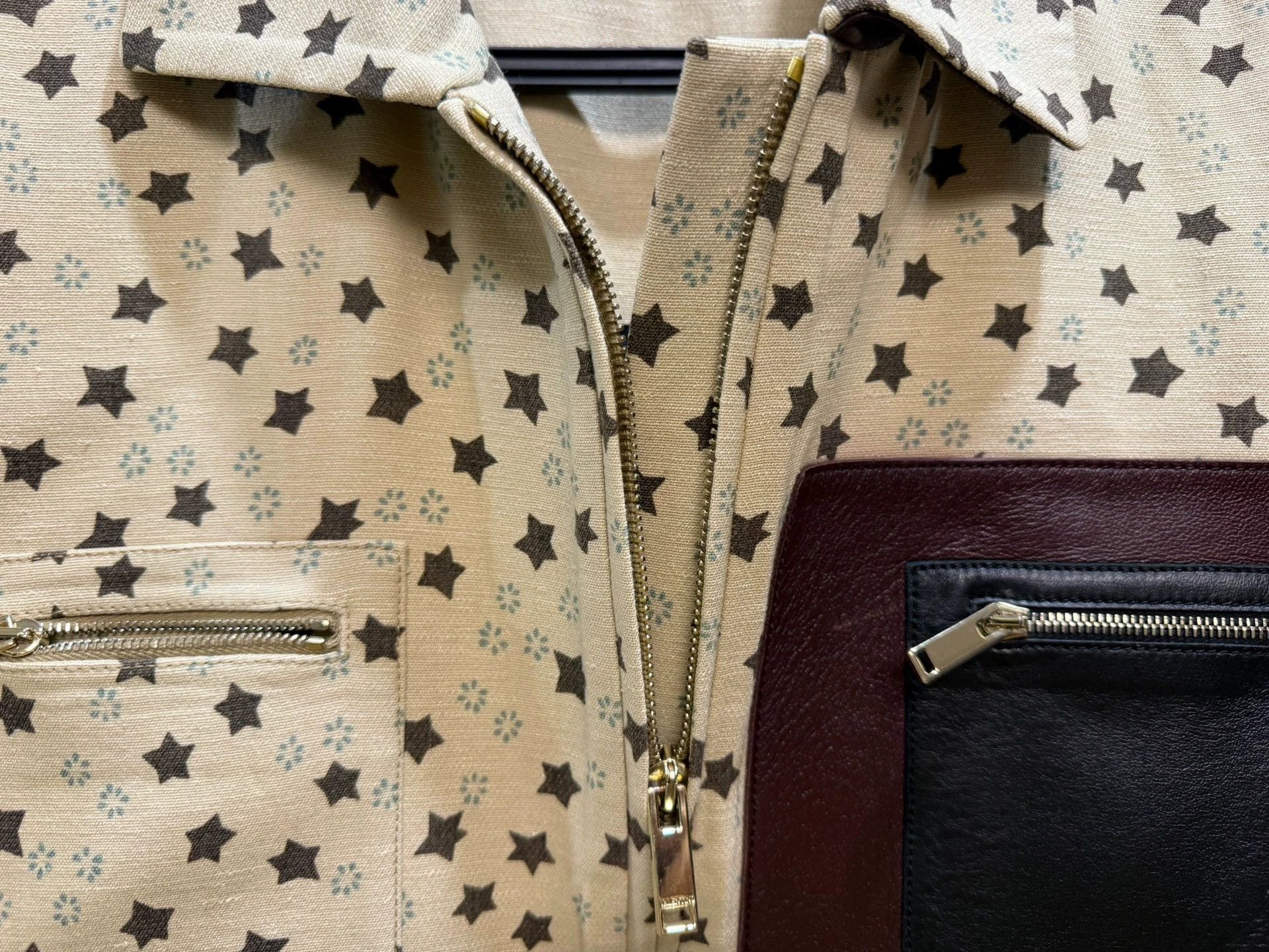Valentino Valentino Beige Star Print Jacket - dmc Size US L / EU 52-54 / 3 - 8 Thumbnail