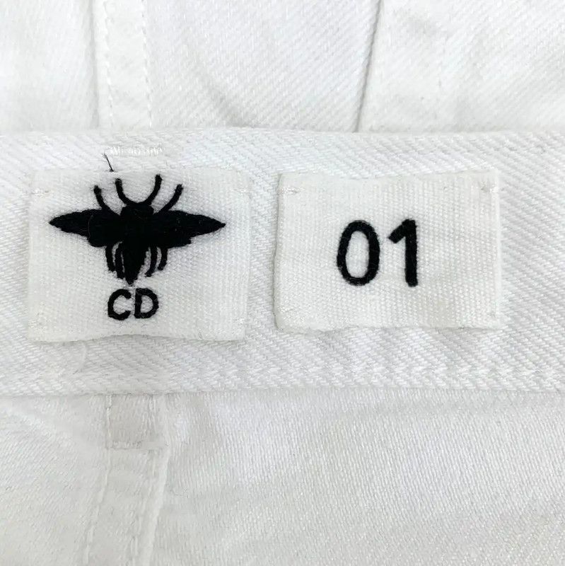 Dior Dior White Cotton Women's Jeans 0089 Size 26" / US 2 / IT 38 - 5 Thumbnail