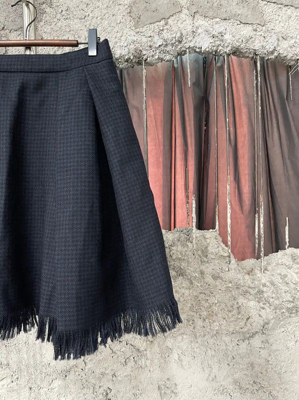 Dior Dior Summer Black Women's Midi Skirt 0089 Size 28" / US 6 / IT 42 - 4 Thumbnail